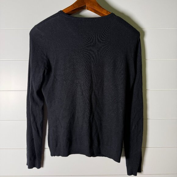 Gerard Darel Sweater Black Twin Set Tank & Button Cardigan Size T3 - Picture 4 of 13